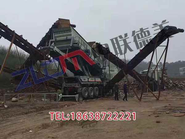 江蘇大形車載移動(dòng)破碎機(jī)廠家